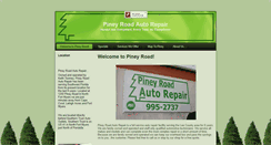 Desktop Screenshot of pineyroadautorepair.com